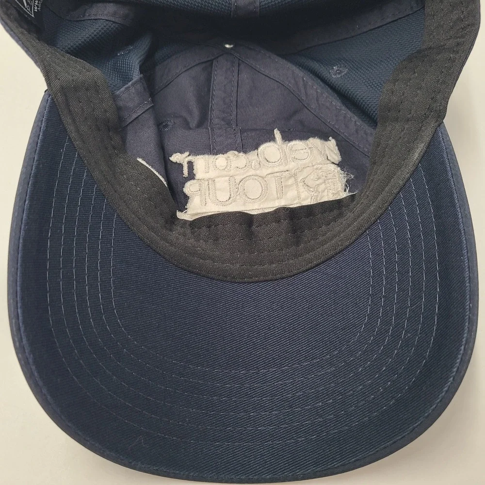 PGA Tour Hat Adjustable (Fits Small) Ahead Blue Web.com Championship Golf Men